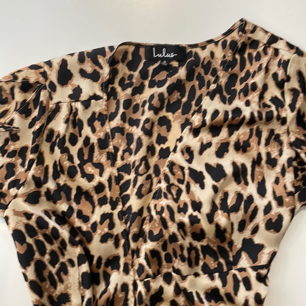 LULUS Cheetah Print Dress